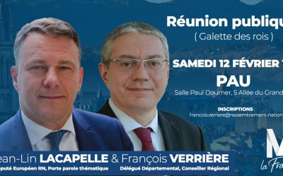 Jean-Lin Lacapelle, Député Européen à Pau