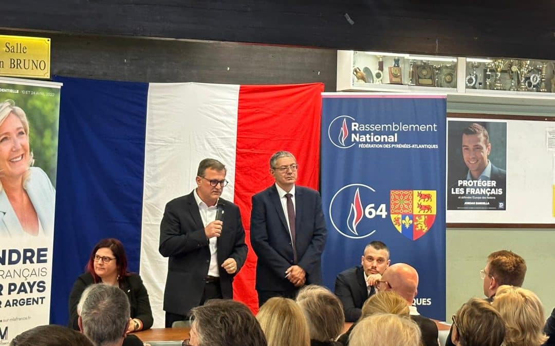 Louis Aliot en déplacement à Pau : Le résumé