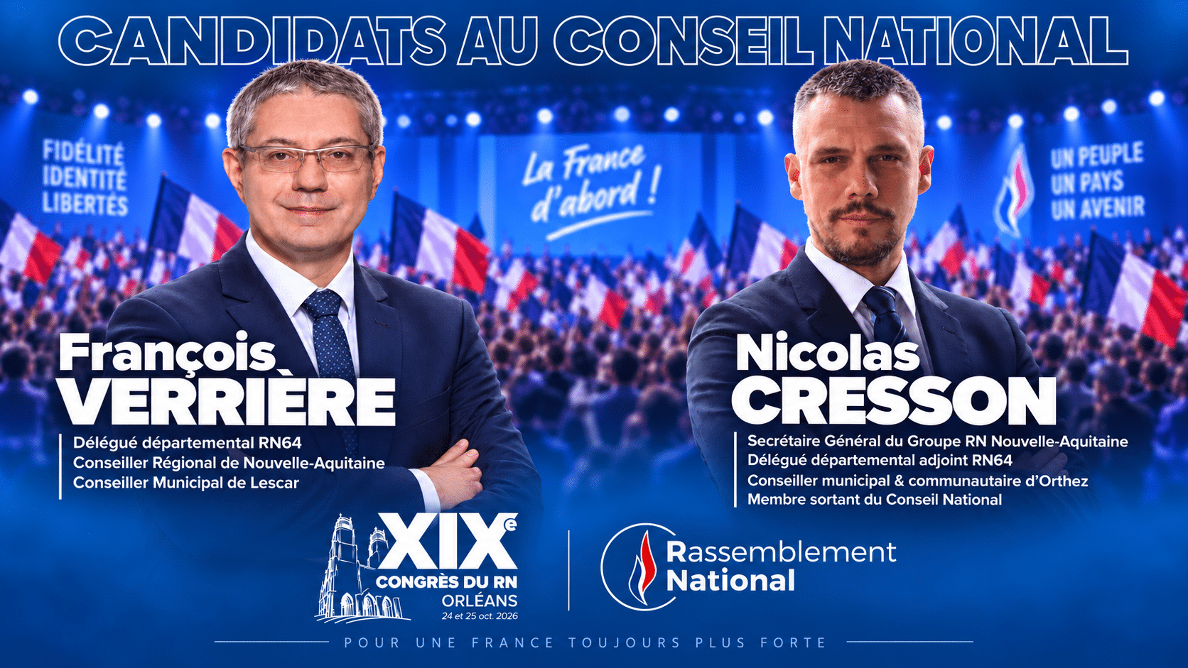 Congrès 2026 : votez pour les Pyrénées-Atlantiques au Conseil national